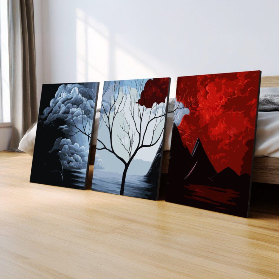 Mural Tríptico Fury