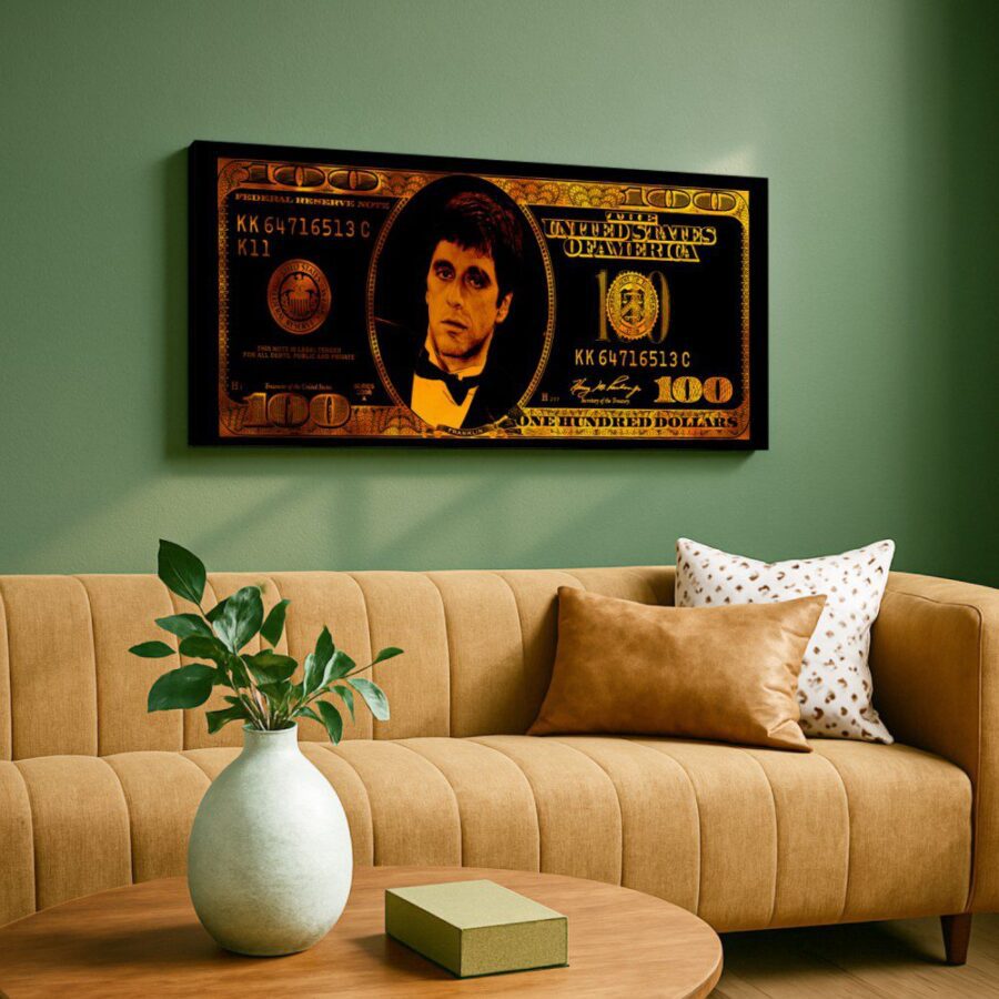 Mural Golden Tony Montana