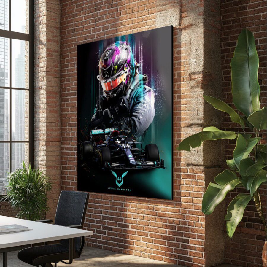 Cuadro de Lewis Hamilton