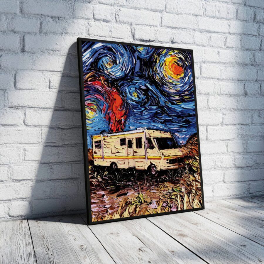 Cuadro de Breaking Bad x Noche Estrellada