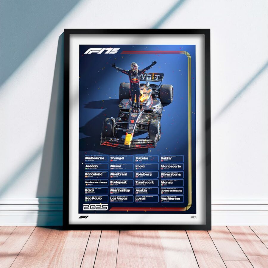 Formula 1 – Calendario 2025 (Versión Red Bull Racing)