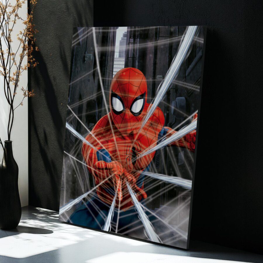 Cuadro de Spider-Man telaraña